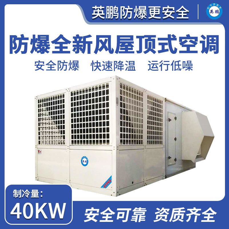 防爆全新风屋顶式空调机制冷量40KW